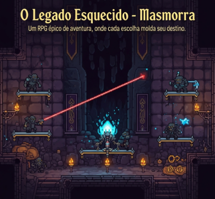 Cena do jogo O Legado Esquecido - Masmorra