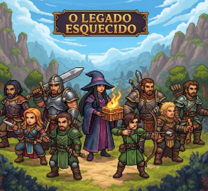 Cena do jogo O Legado Esquecido - Personagens