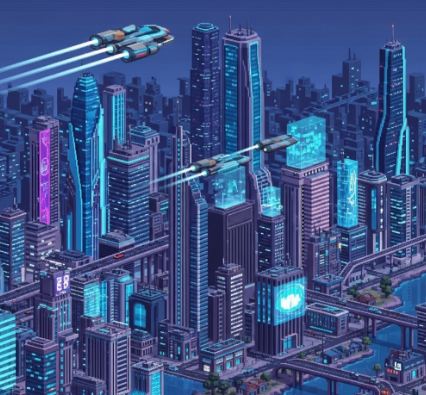 Simulador Urbano 2077 - Arte Conceitual